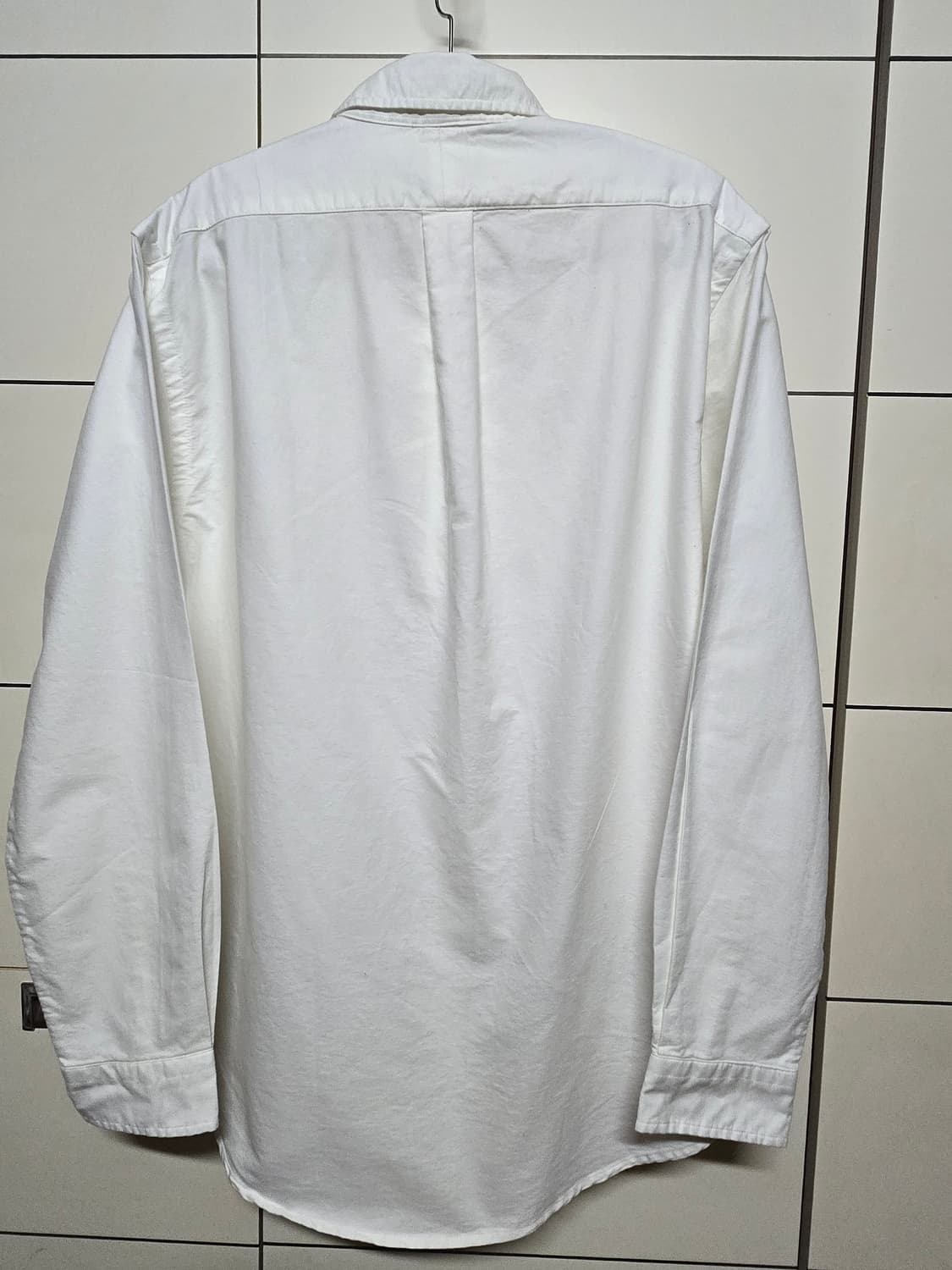 폴로랄프로렌 옥스포드 신형 화이트 셔츠 큐알택있는 새상품 상품이미지5