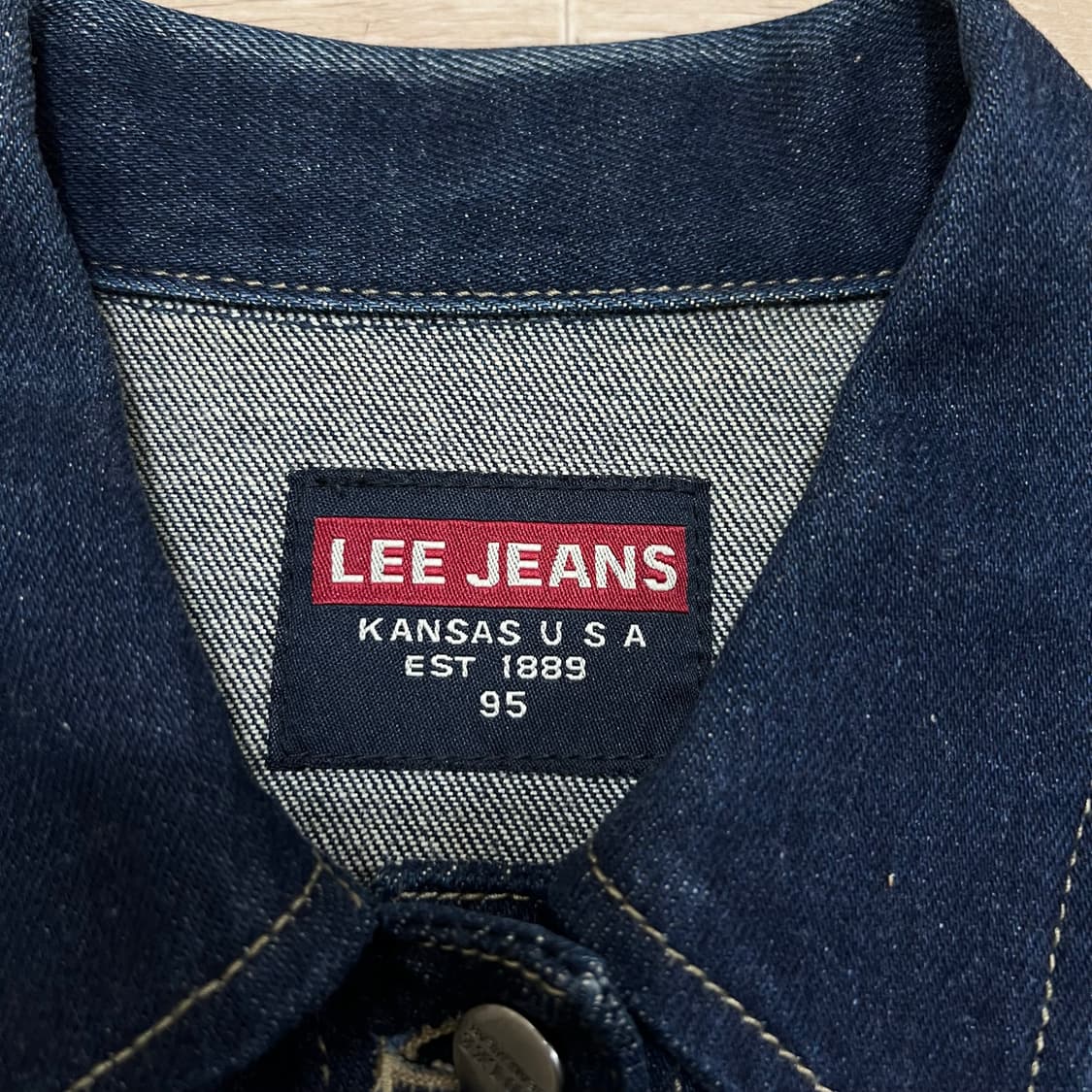 LEE 리 진스 여성 포켓 데님 청자켓 [인디고블루] M/95 상품이미지4
