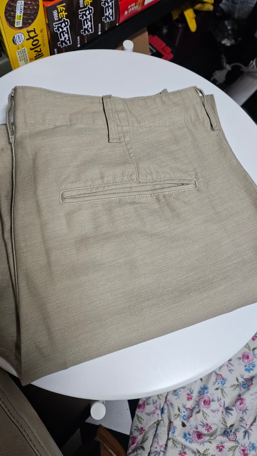 [32] 무탠다드 백사틴 오피서치노 샌드베이지  상품이미지7