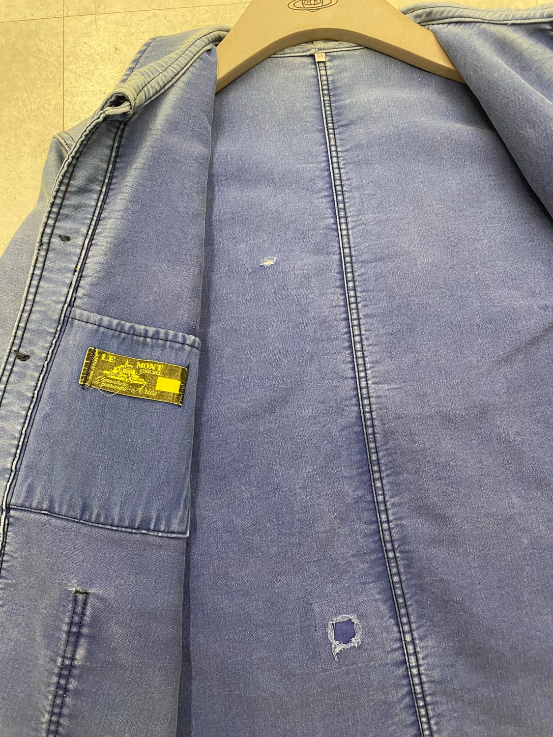 50년대 르몽생미셸 빈티지 프렌치 자켓 french work jacket 상품이미지6