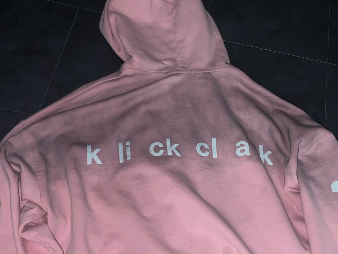 중국브랜드 klick clak 후드집업 *더티핑크 상품이미지3