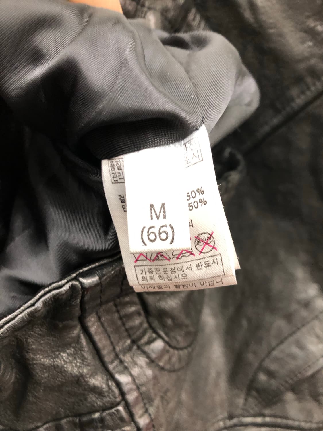 양가죽 라이더 자켓 상품이미지5