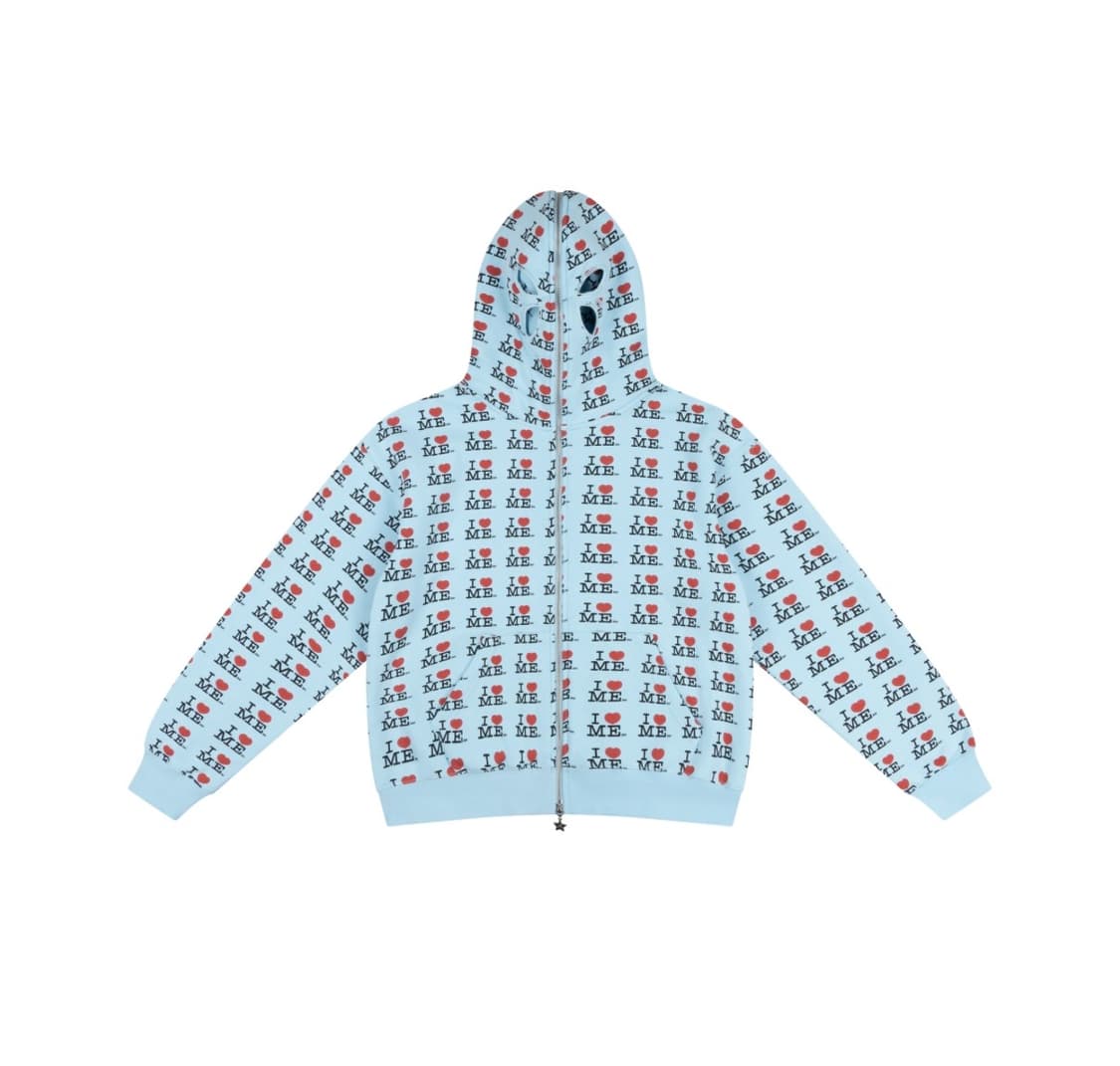 애슐리윌리엄스 I HEART ME BUTTERFLY HOODIE BLUE 상품이미지4