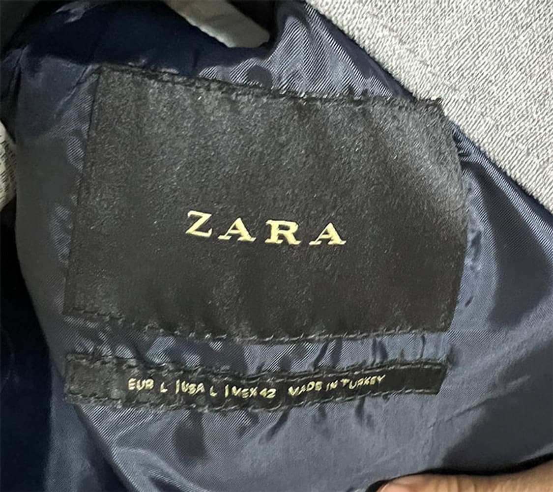 ZARA 자라 남자 블루종자켓 점퍼 춘추 캐주얼 그레이 L 100  상품이미지3
