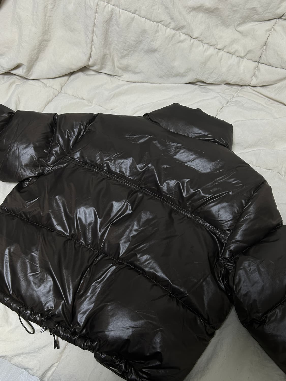 오드스튜디오 숏패딩 브라운 상품이미지2