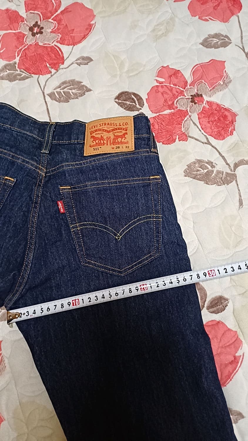 리바이스 얇은스판청바지 28인치 기장105 상품이미지9