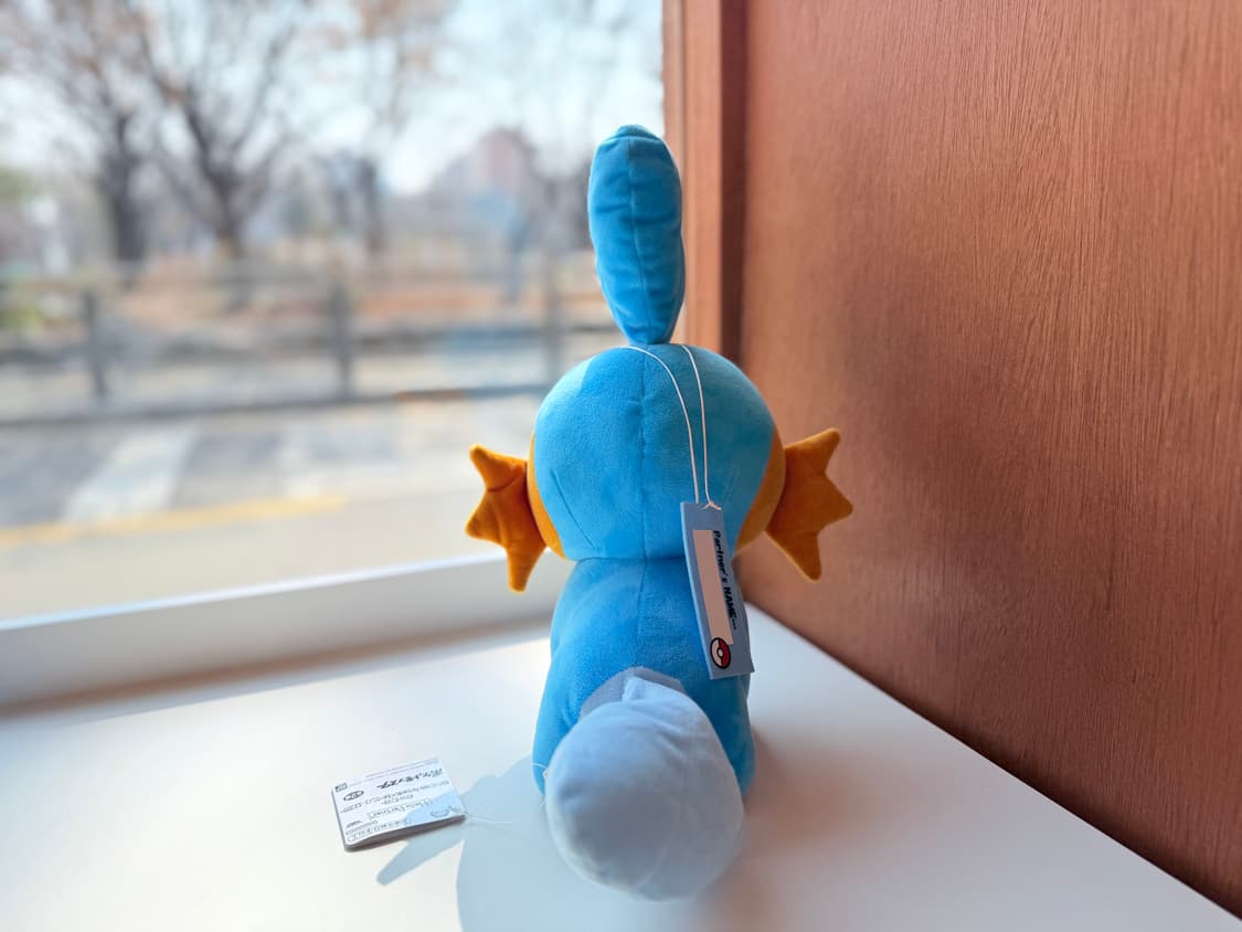 일본 반다이 포켓몬 물짱이 마스코트 인형 30cm 상품이미지7