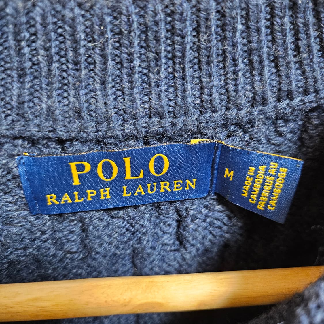 폴로랄프로렌 니트티 네이비 M 상품이미지3