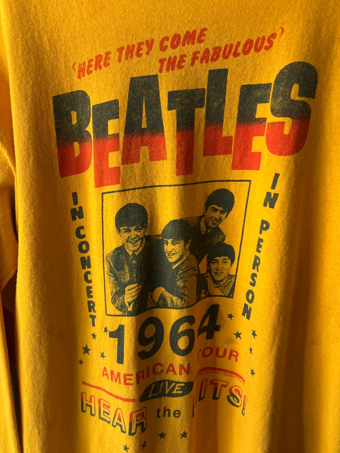 [M]Beatles 비틀즈 아메리칸 투어 롱슬리브 티셔츠 상품이미지3