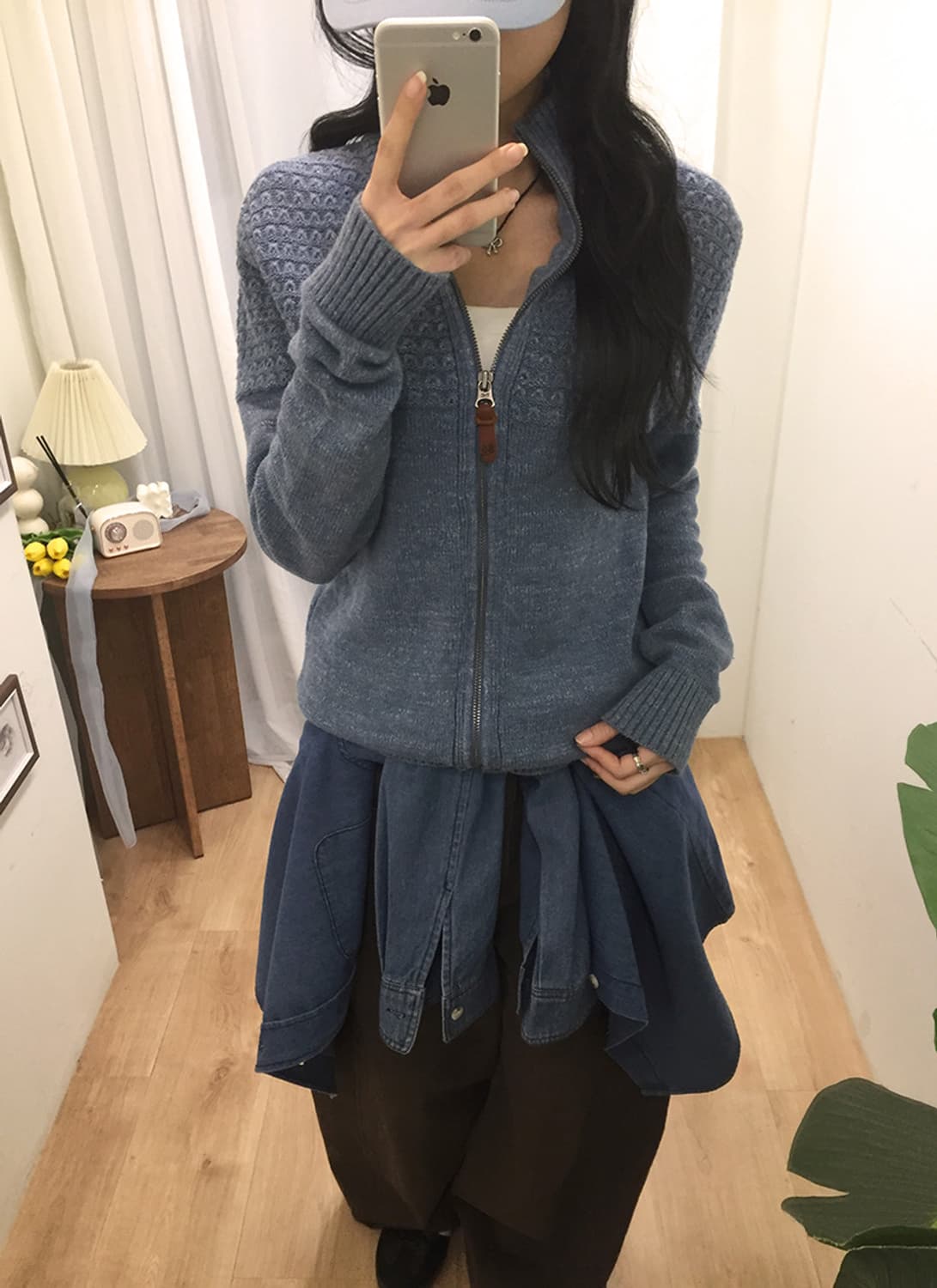 Women Tommy Hilfiger Knit Zipup 100 상품이미지2