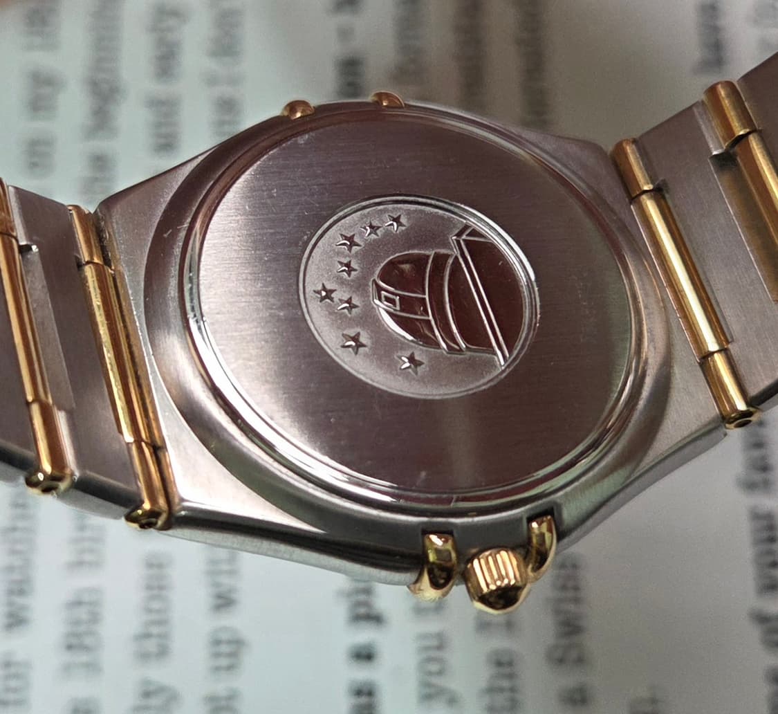 오메가 컨스틸레이션 18K콤비 풀바 쿼츠 상품이미지6