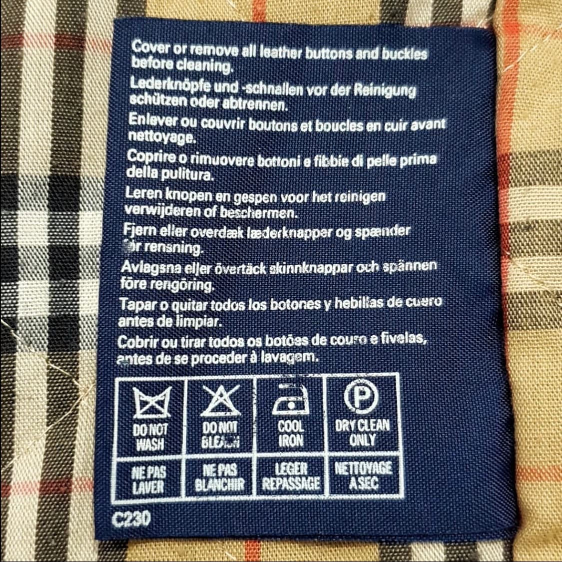 빈티지 버버리 해링턴 자켓 105~110 상품이미지10