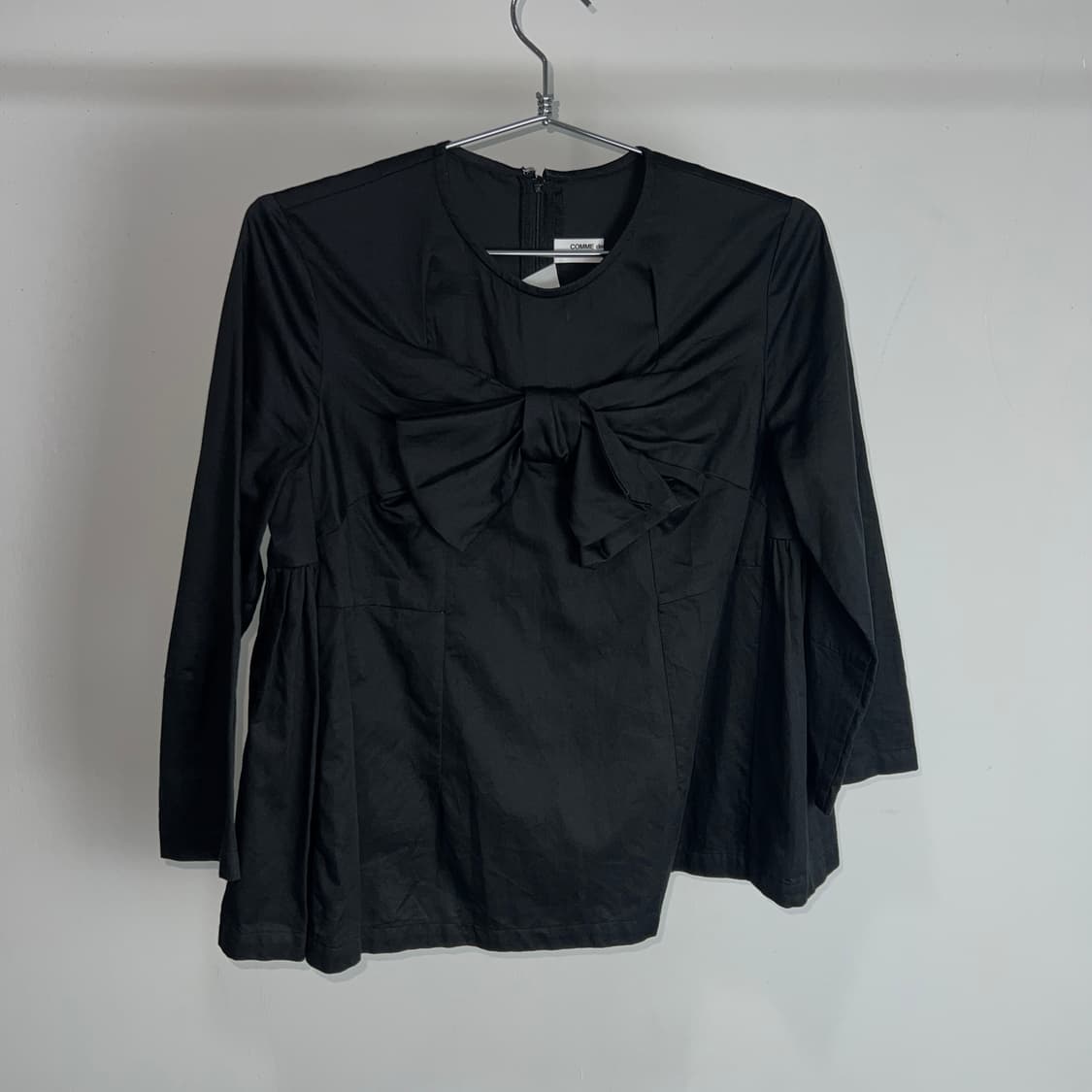 꼼데가르송 백 집업 리본 블라우스 샘플 버전 상품이미지5