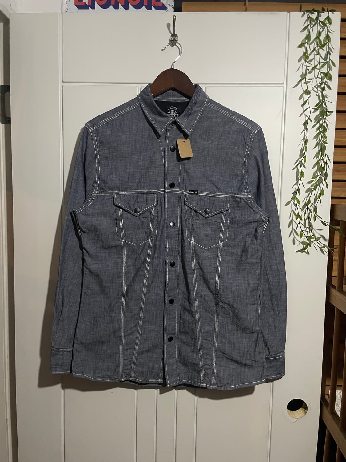 데님 트러커 셔츠 상품이미지1