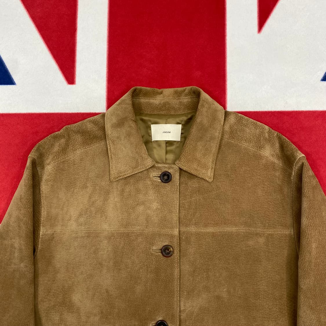 JINSIM 돈피 스웨이드 하프코트 여성 Free  상품이미지3