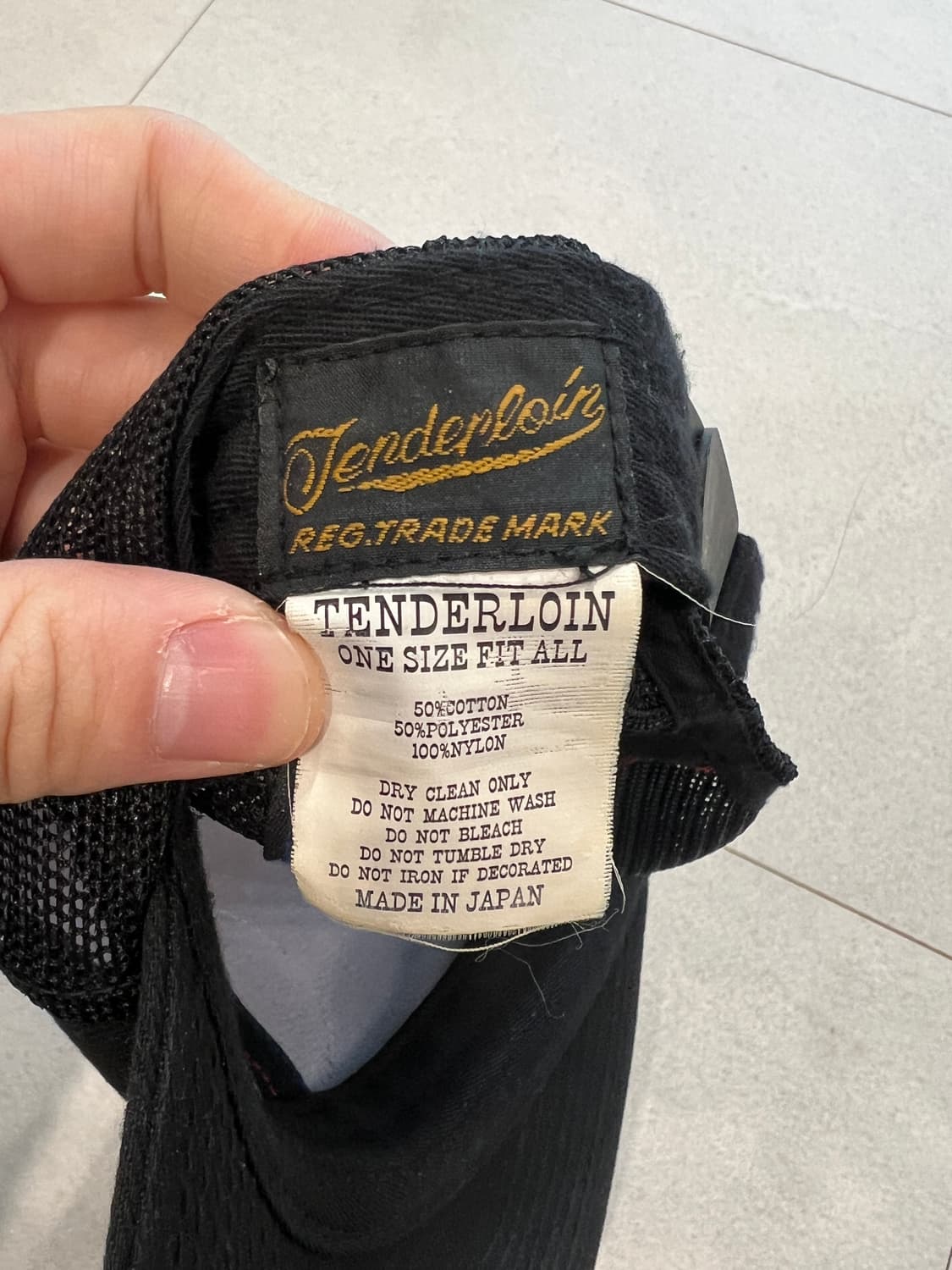 텐더로인 트러커 캡 블랙 F 상품이미지3