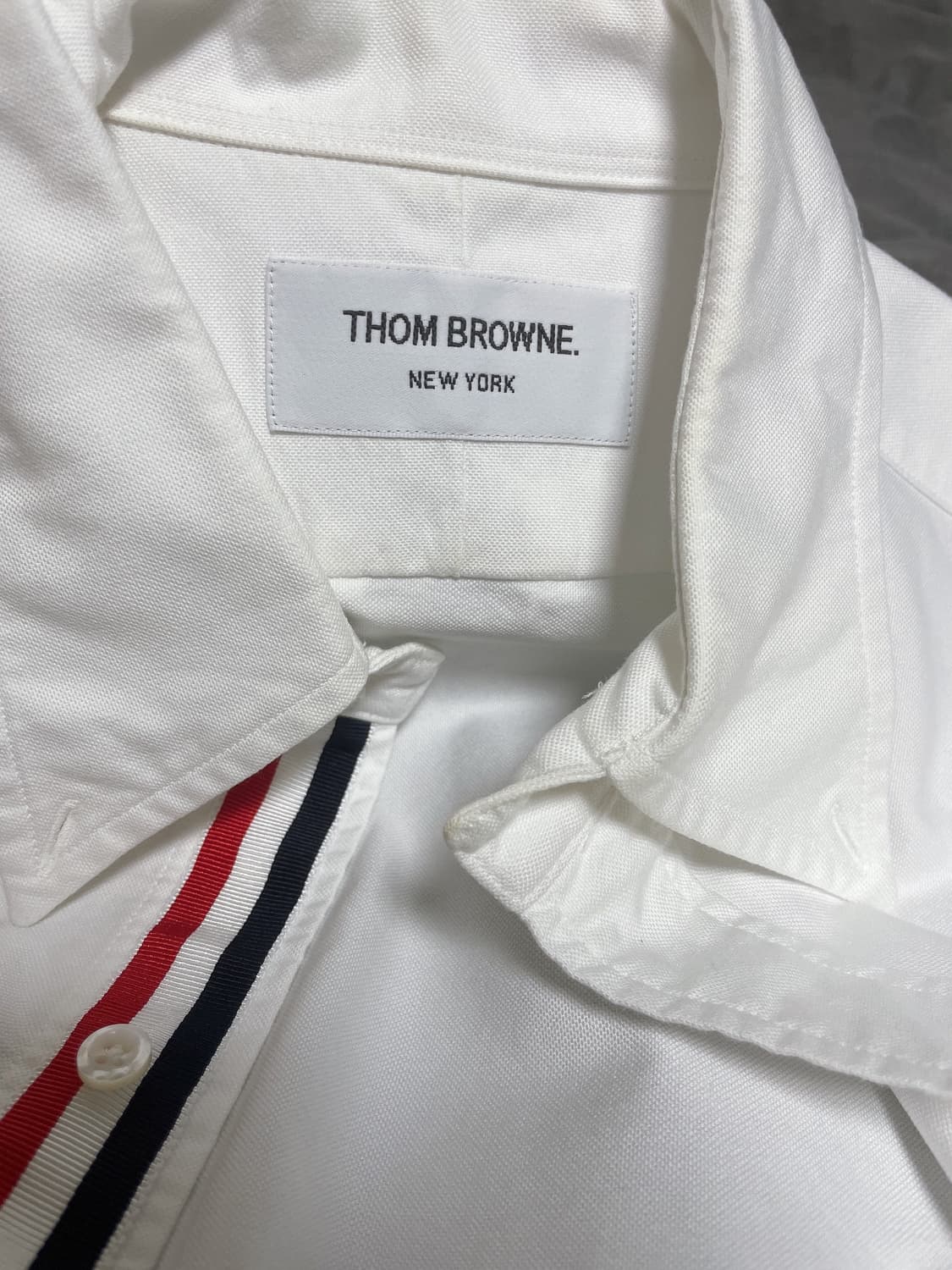 Thom Browne 삼선탭 화이트 셔츠 1사이즈 상품이미지4