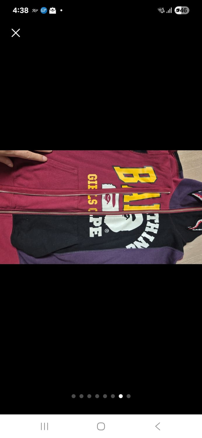 bape xs 155 베이프 도킹 후드집업 상품이미지2