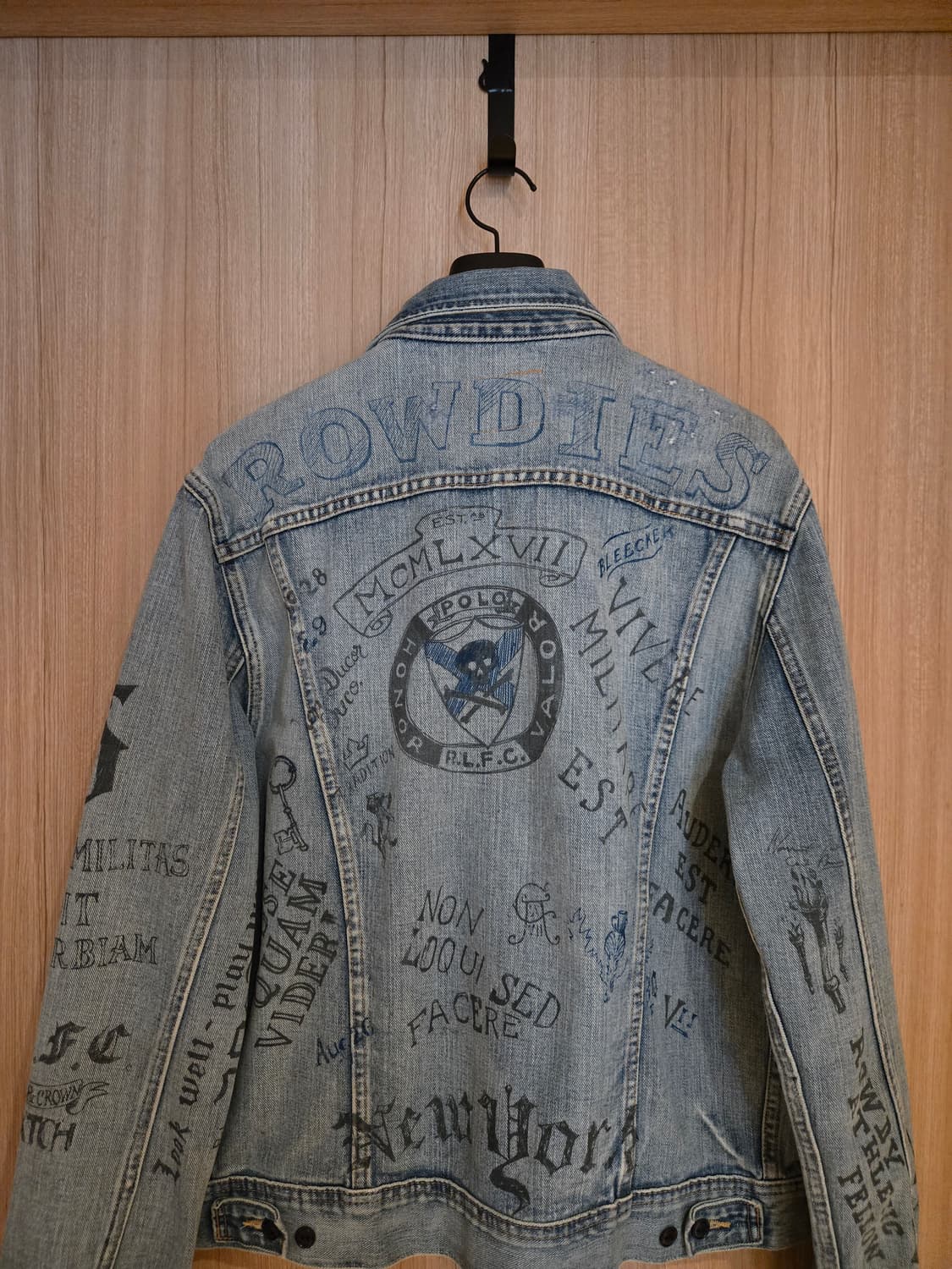 폴로 랄프로렌 그래픽로고 데님 트러커 [105사이즈]새제품 상품이미지4