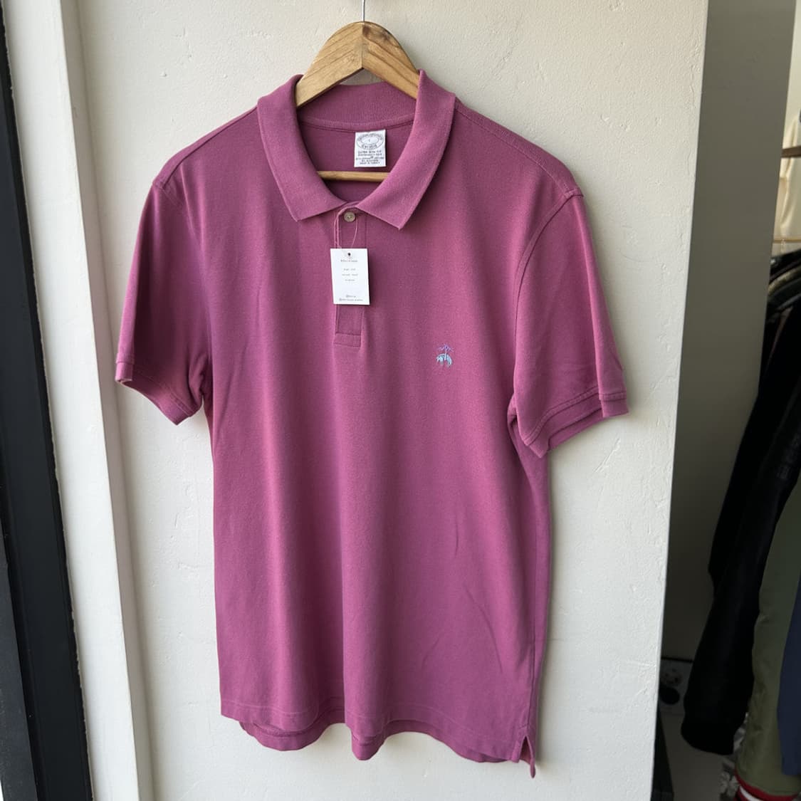 16548 - 브룩스 브라더스 핑크 반팔 카라티 상품이미지2