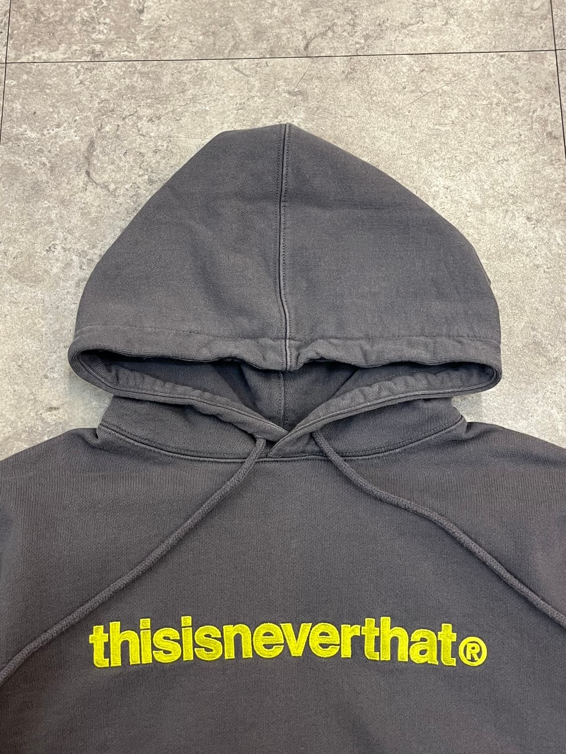 디스이즈네버뎃 후드티 차콜 S #csz2200 상품이미지5