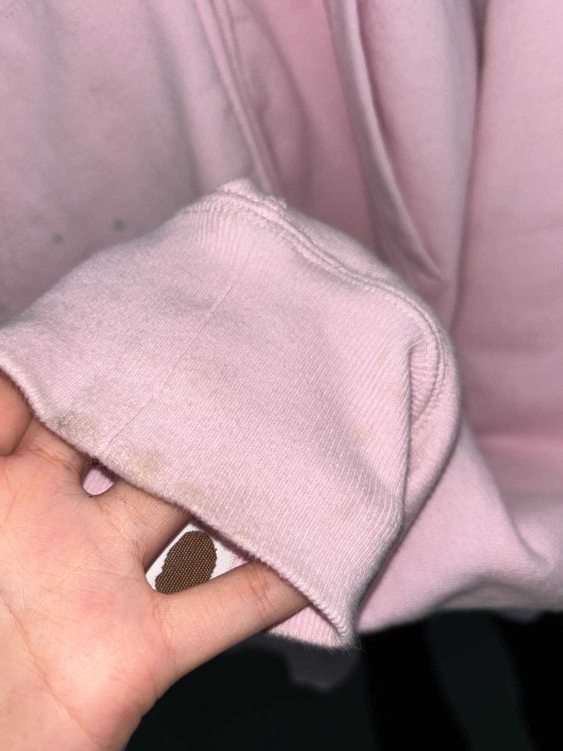 베이프 크리스탈 카모 로고 핑크 후드집업 상품이미지9