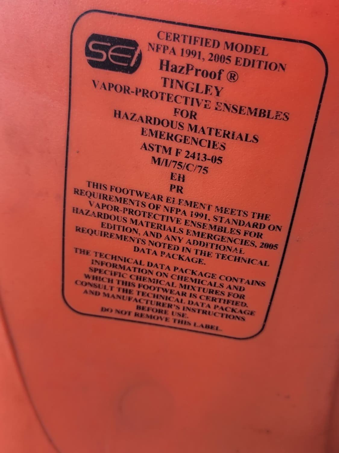 미  화학보호 방수 부츠 상품이미지6