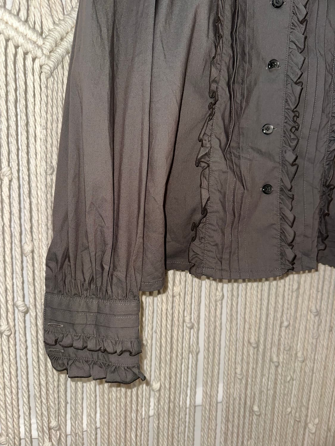 로맨틱 프릴 하이넥 셔츠 상품이미지4