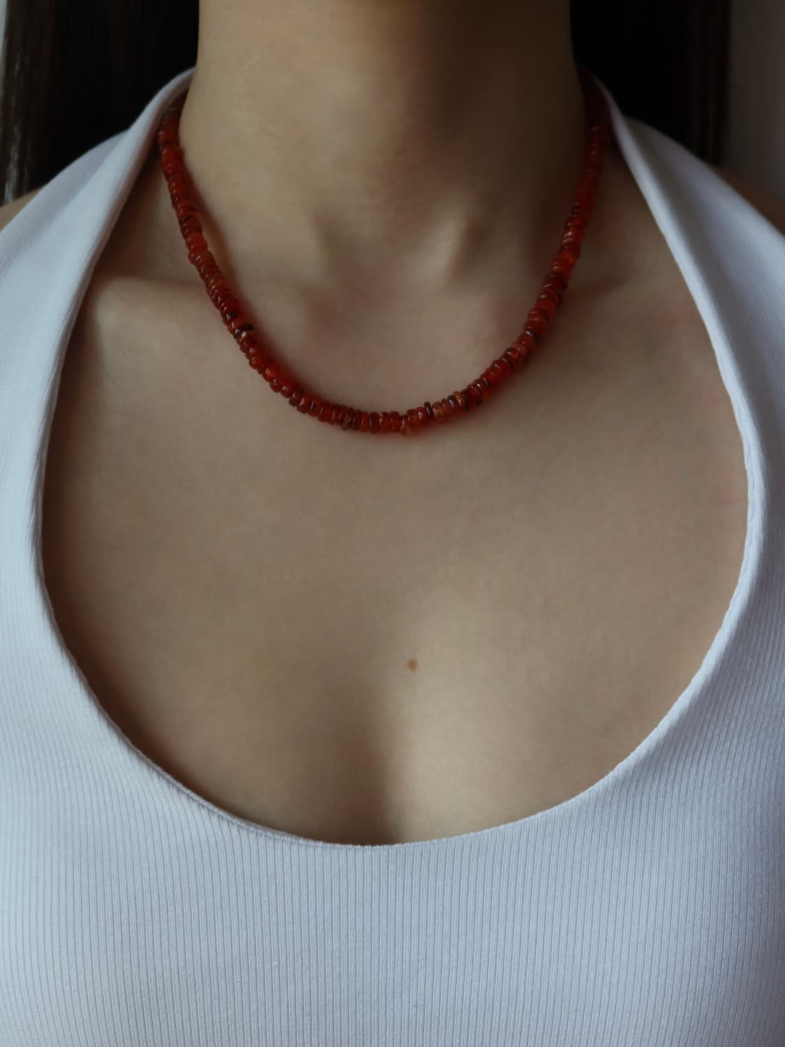 red seed necklace 상품이미지1