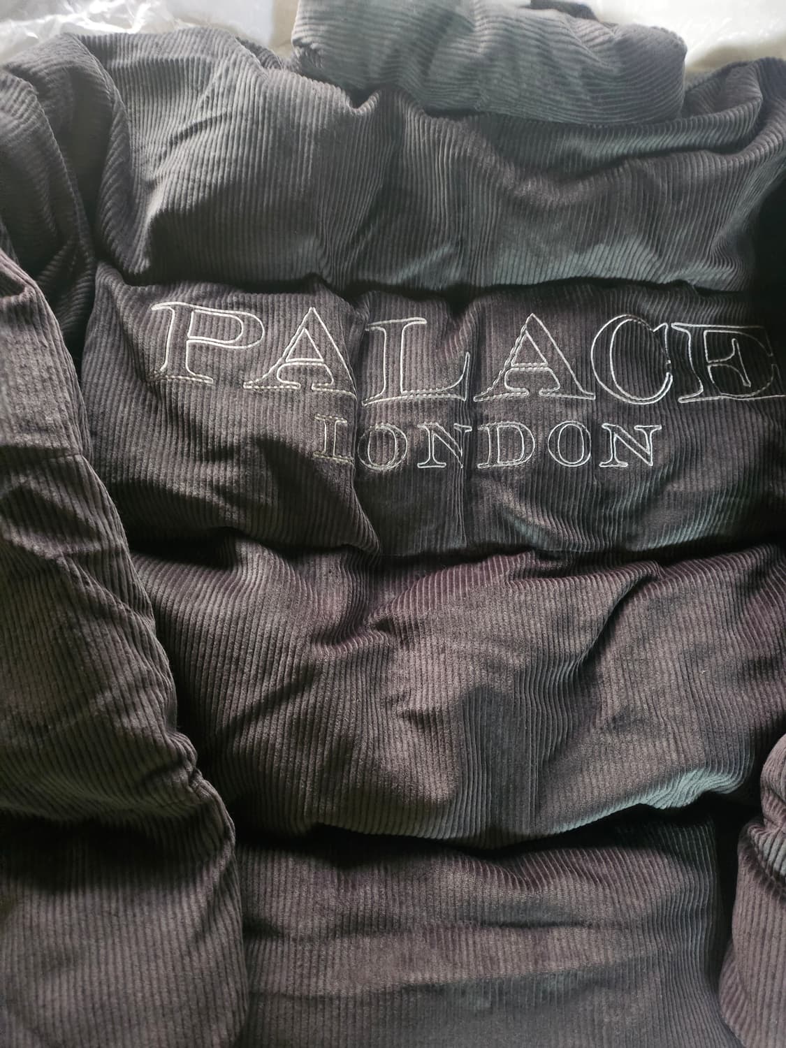 [M]팔라스 코듀로이 퍼퍼 자켓블랙 상품이미지3
