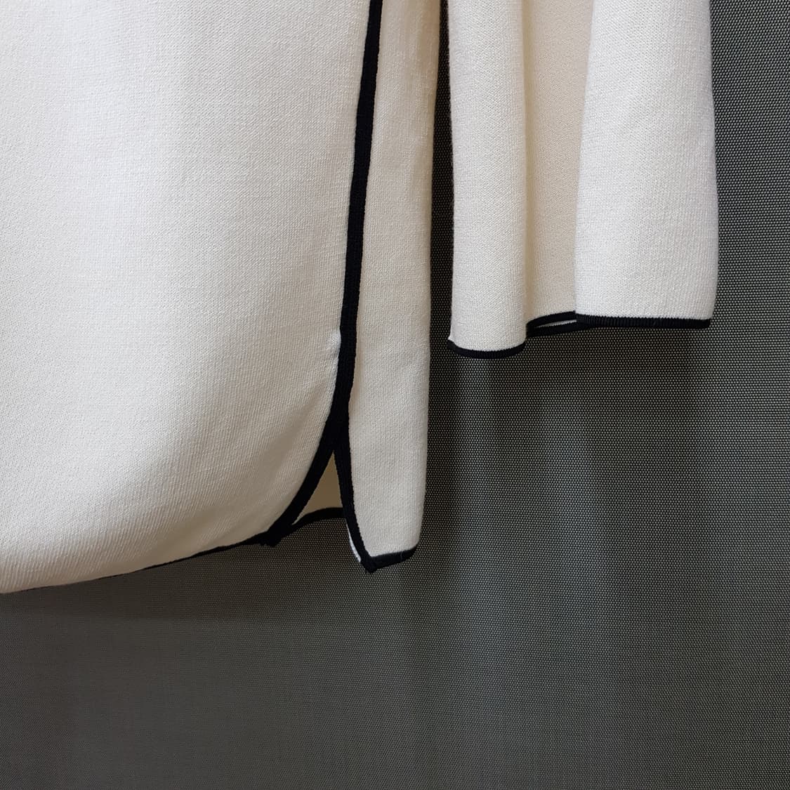 구호 kuho 2024 배색 포인트 니트 가디건 자켓 M 상품이미지3