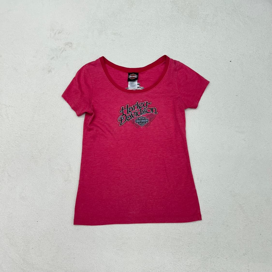 Harley davidson pink T-shirts 상품이미지5