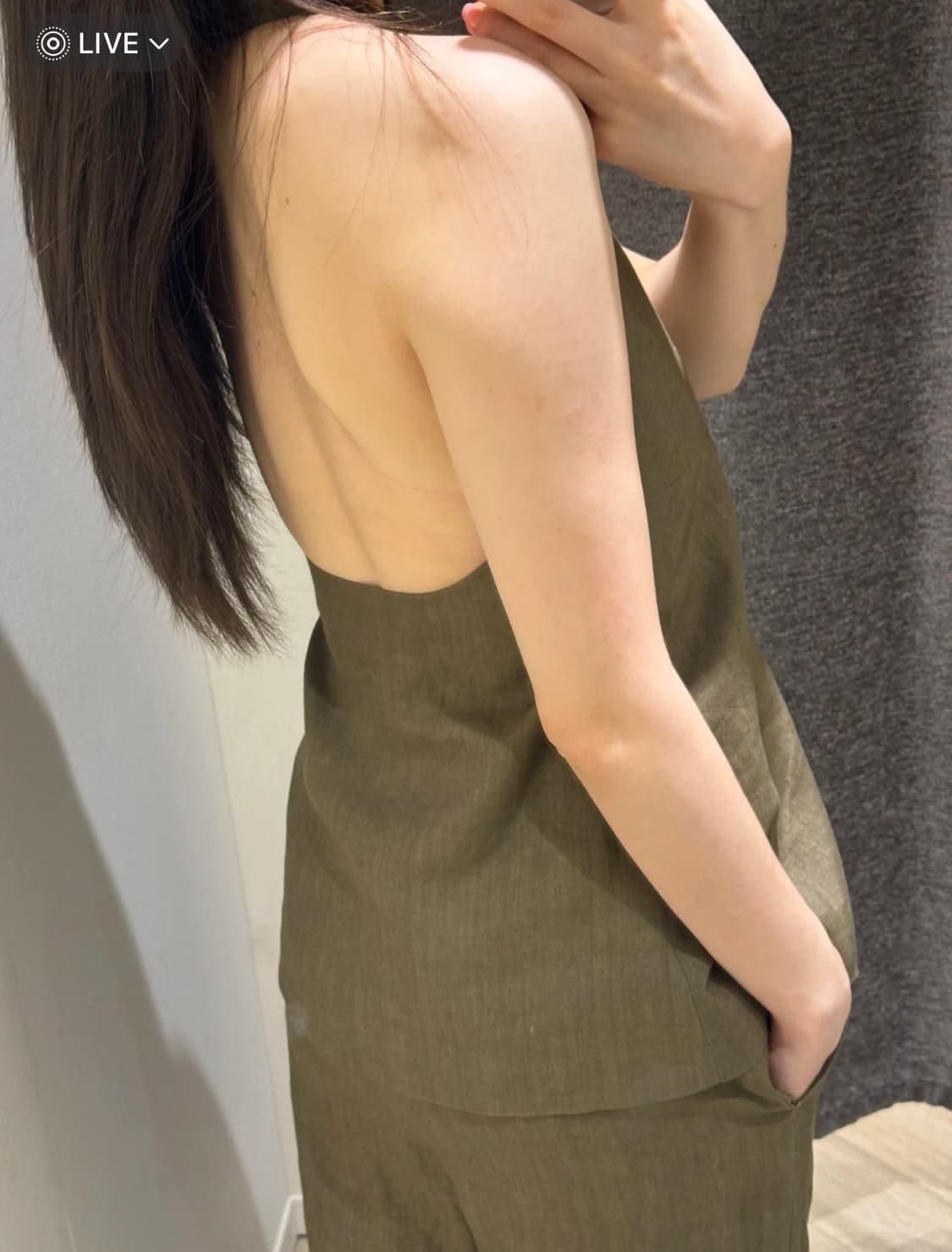 Massimo dutti 마시모두끼 리넨 탑 상품이미지7