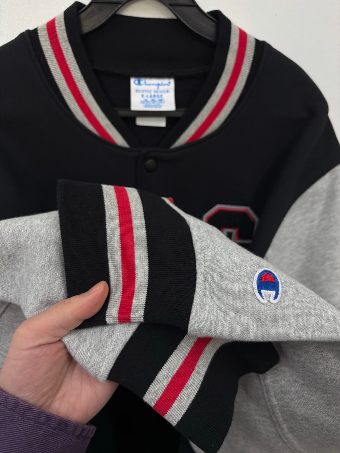 새상품)챔피온 리버시위브 블루종 점퍼 상품이미지4