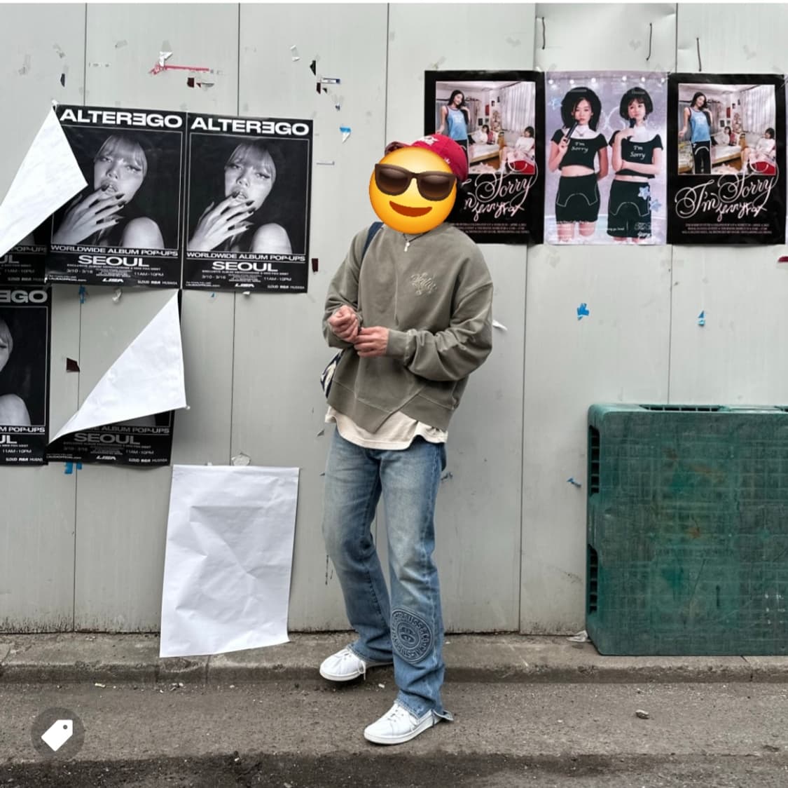 (단품) 스투시 X 리바이스 엠보스드 501 진 인디고 L/32사이즈 상품이미지3