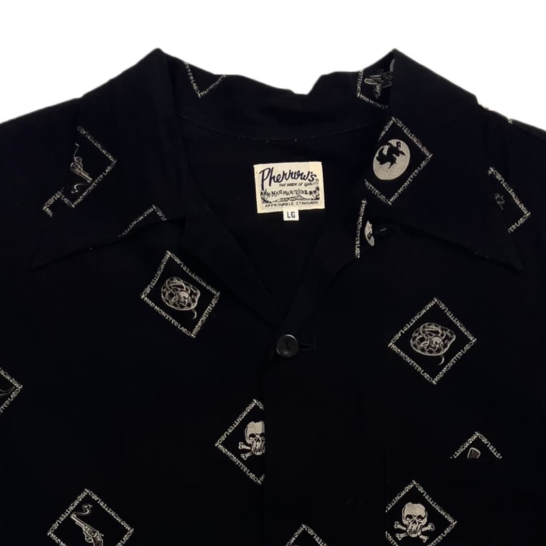 PHERROWS MAD MONSTER LABO SHIRT 상품이미지2