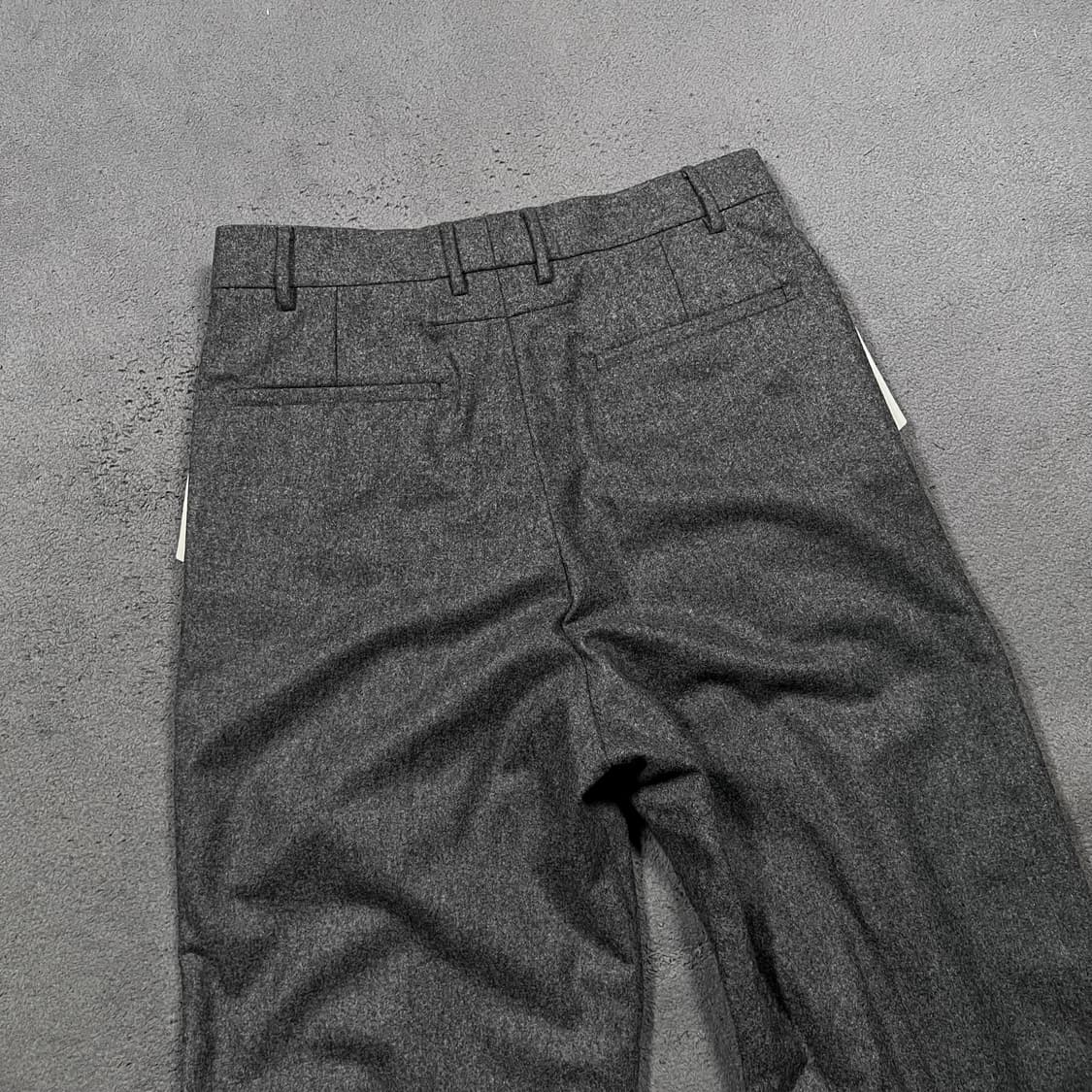 지방시 와이드 그레이 울 슬렉스 팬츠 상품이미지4