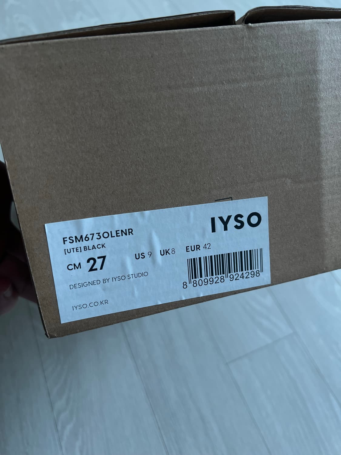 IYSO 이소 에투 네로 270사이즈 상품이미지5