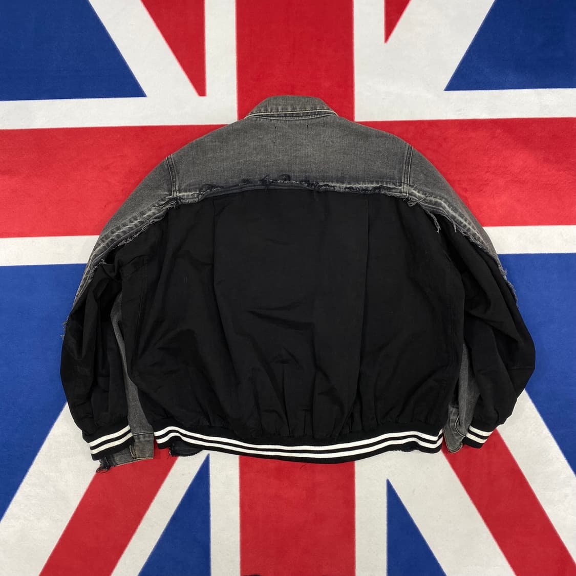 빈티지 ma-1 흑청데님자켓 FREE 상품이미지5