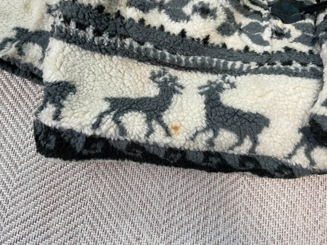 빈티지 캐나다 해비 울 노르딕 더플 코트  상품이미지4