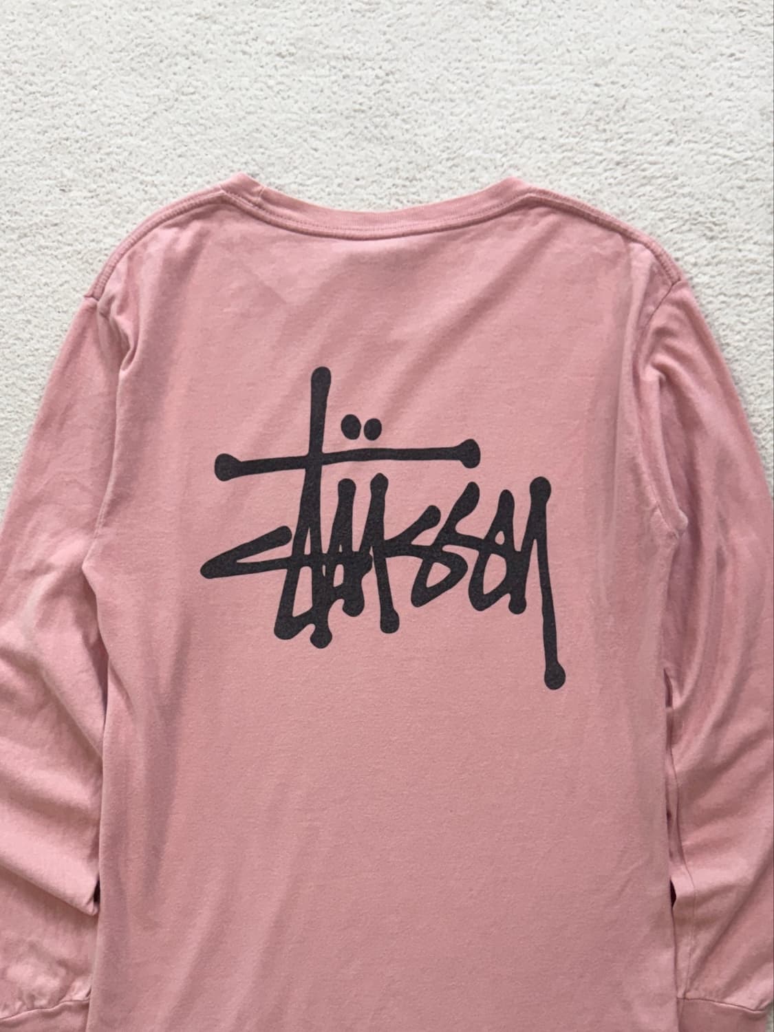 스투시 핑크 롱슬리브 긴팔티 상품이미지2