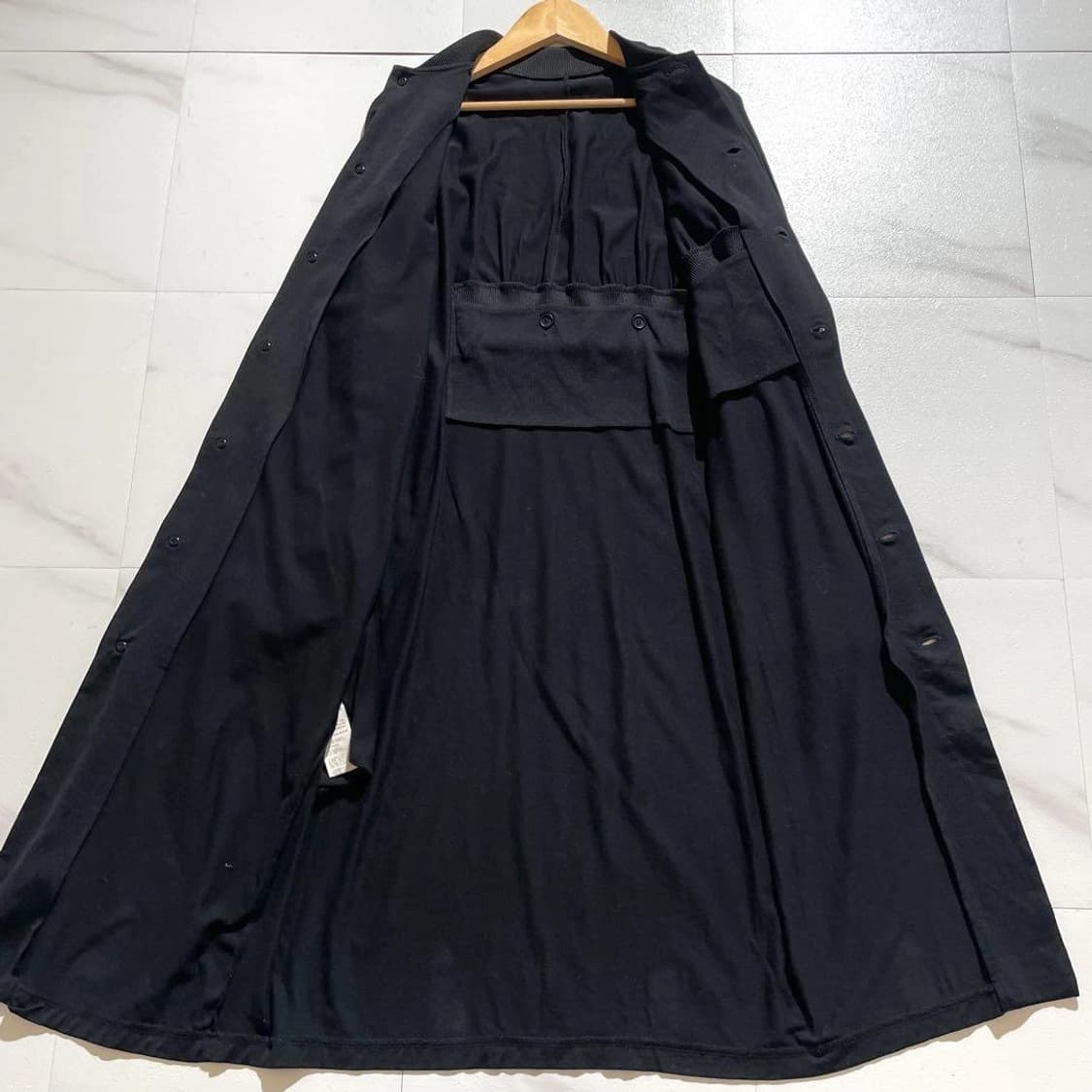 18SS 요지 야마모토 +느와르 롱 코트 상품이미지3