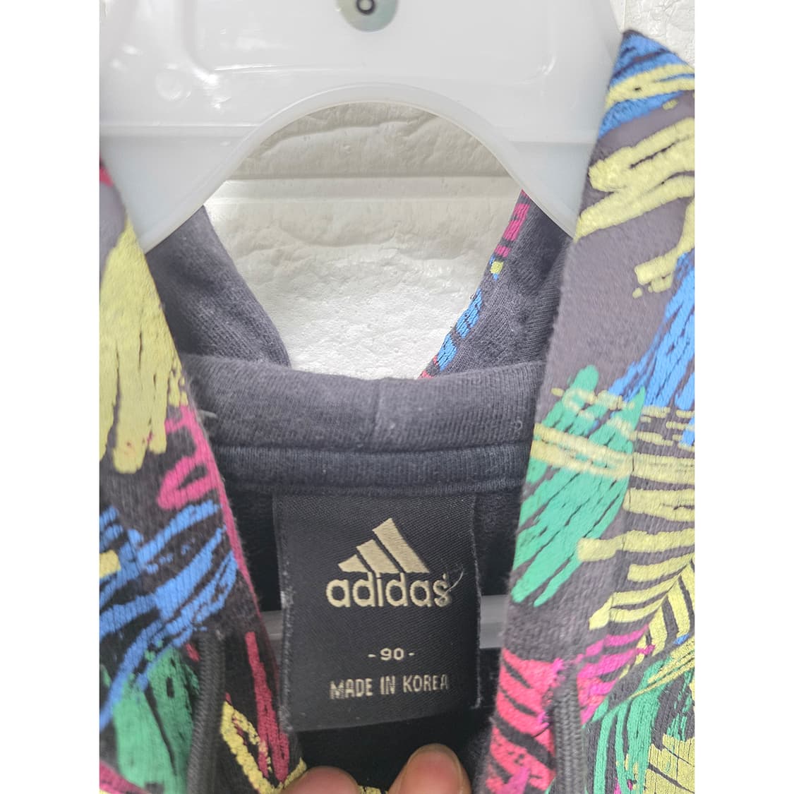 택포// 아디다스 패턴 후드티 90 상품이미지2