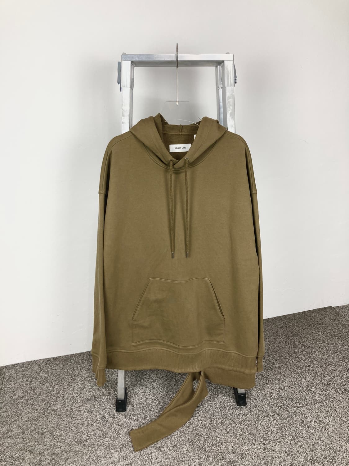 헬무트랭 밑단 절개 후드 상품이미지1