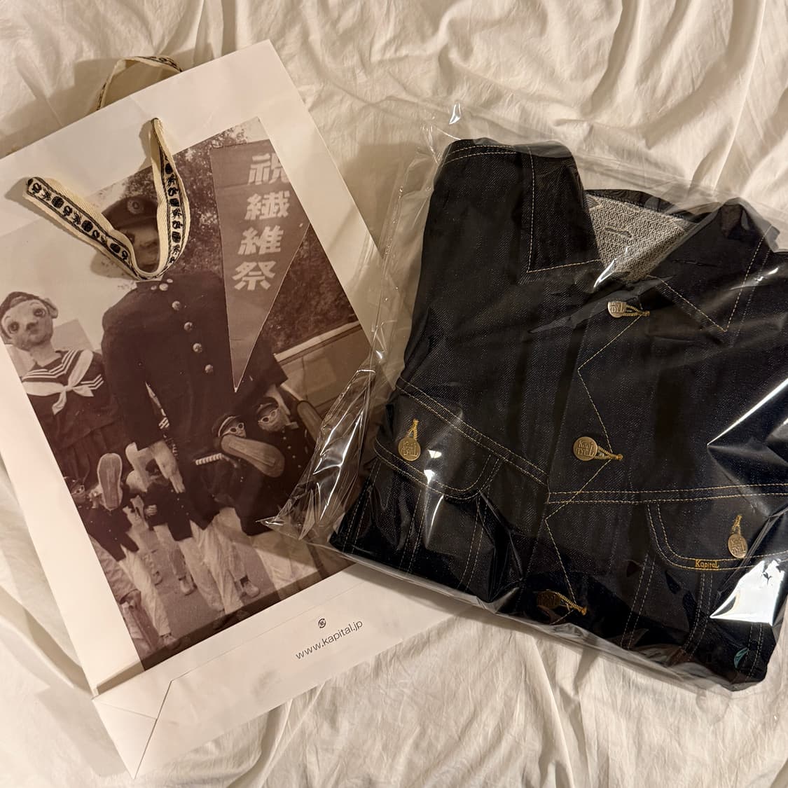 46) 캐피탈 본 인디고 데님 자켓 상품이미지4