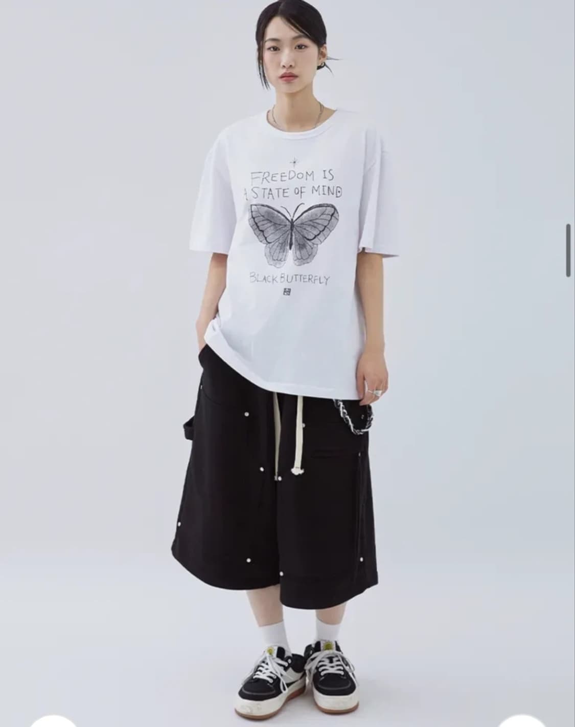밈더워드로브 버터플라이 반팔티셔츠 (새상품) 상품이미지2