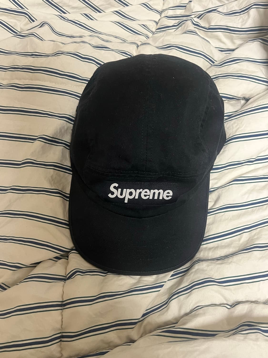 슈프림 치노 트윌 캠프캡 블랙 상품이미지2