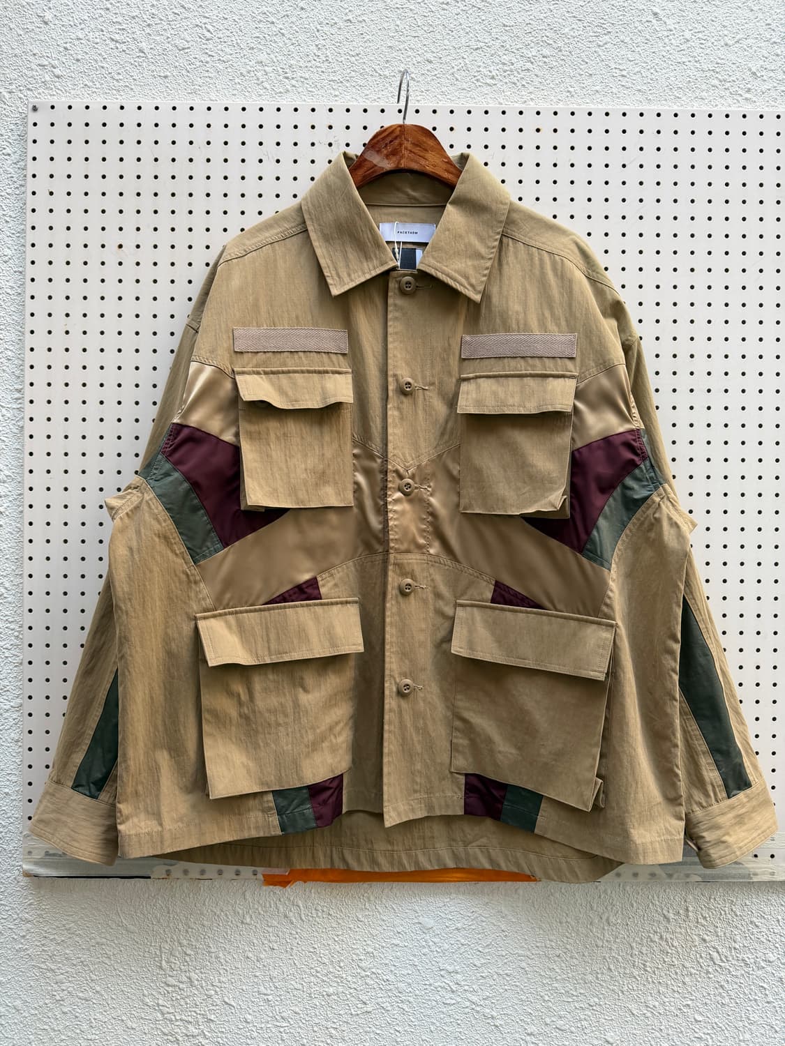 FACETASM PATCHWORK ARMY NYLON 파세타즘 자켓 상품이미지1