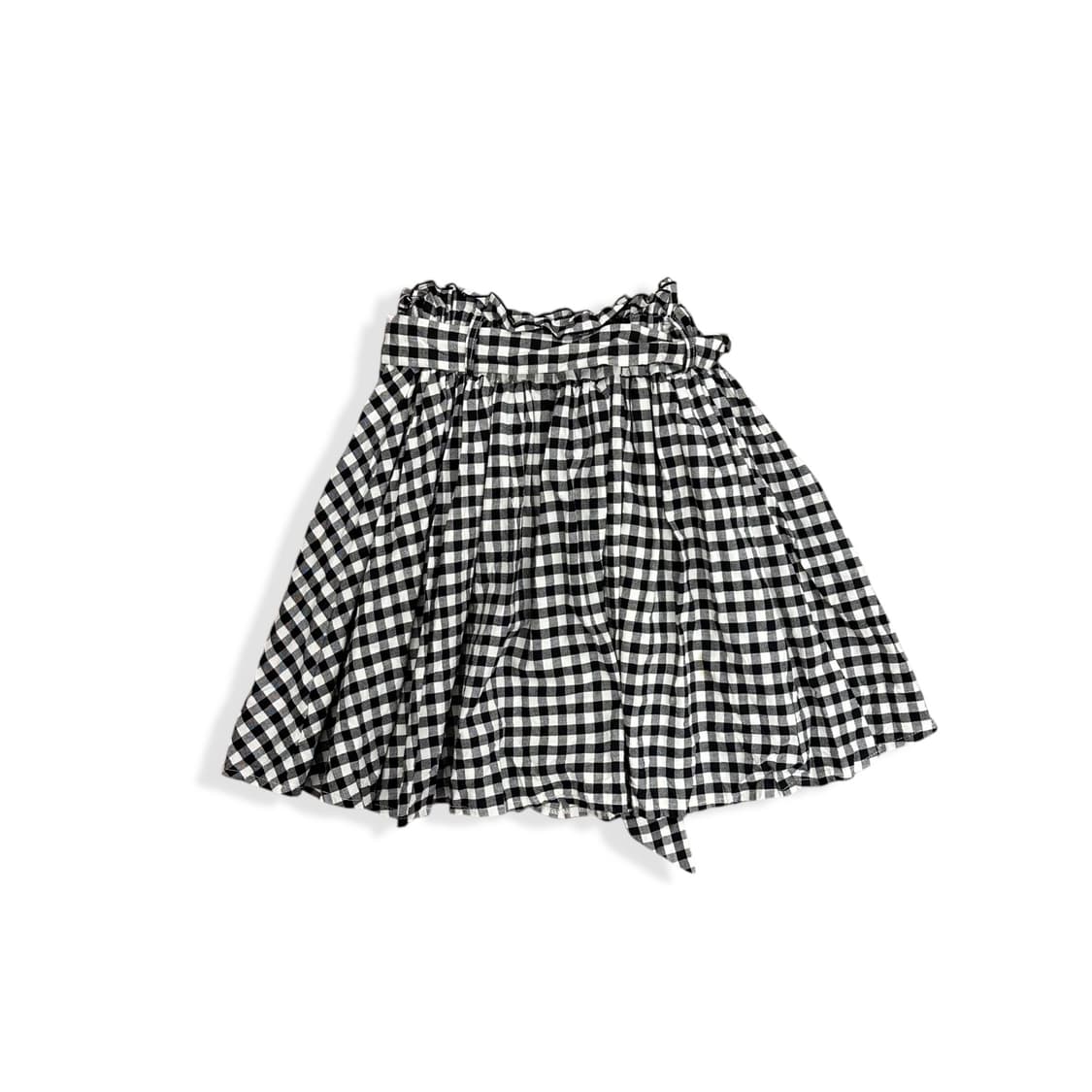 Belted Mono Check Short Skirt 상품이미지3