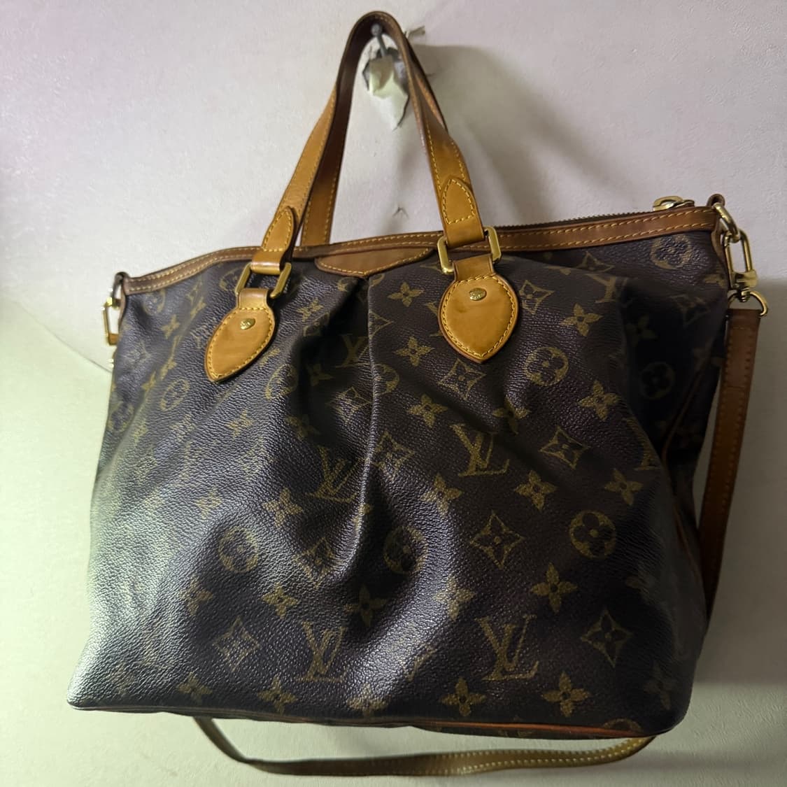 빈티지 루이비통 모노그램 팔레모 PM 토트&크로스백 상품이미지3